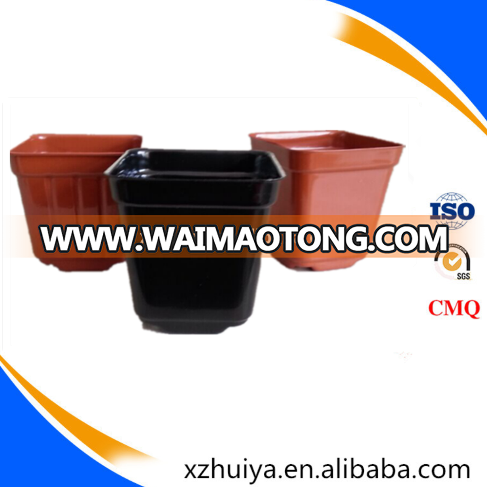 heibei huiya plastic plant pots wholesale, color flower pot