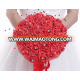 European wedding PE hand holding flowers wedding pearl bouquet flowers beautiful bride wedding bouquet