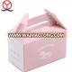 Custom Design Colored Luxury Food Grade Small Pink Bakery Paper Box